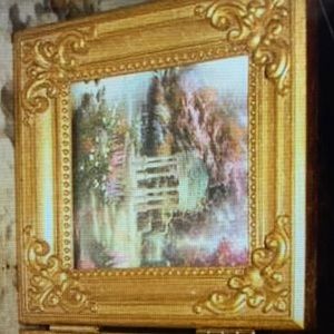 Thomas Kincaid foldable frame picture